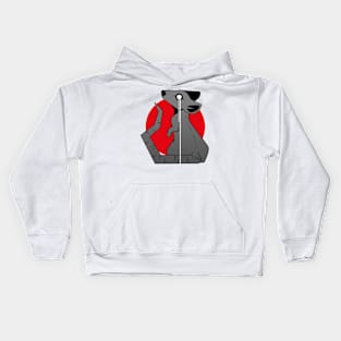 Rat Japanese Design Kids Hoodie